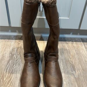 Brown Leather Women's Boots